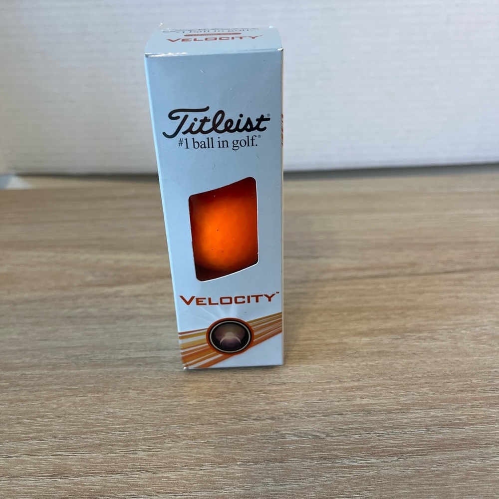 Titleist Velocity Golf Balls - Orange